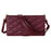 CSJ-P2 For iPhone 16 Pro Wallet Case Stitching Leather Phone Cover with Straps - Wine Red - 5