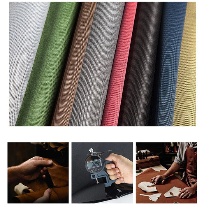 For iPhone 16 Pro Case PU Leather Card Slot Cloth Texture Hard PC Phone Cover - Blue - 6