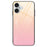 For iPhone 16 Plus Case Gradient Color Tempered Glass+TPU Phone Shell - Gold / Pink - 1