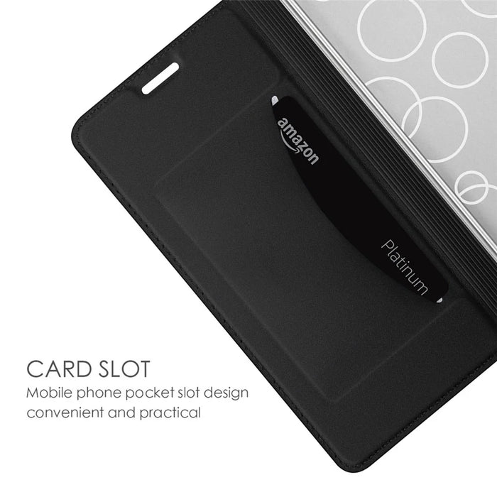 For iPhone 16 Pro Case Card Holder Stand Shockproof TPU PU Leather Phone Cover - Black - 4
