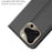 For iPhone 16 Pro Case Card Holder Stand Shockproof TPU PU Leather Phone Cover - Black - 5
