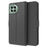 For OnePlus Ace 3 Pro 5G Case Stand View Magnetic Protect PU Leather Phone Cover - Black - 1
