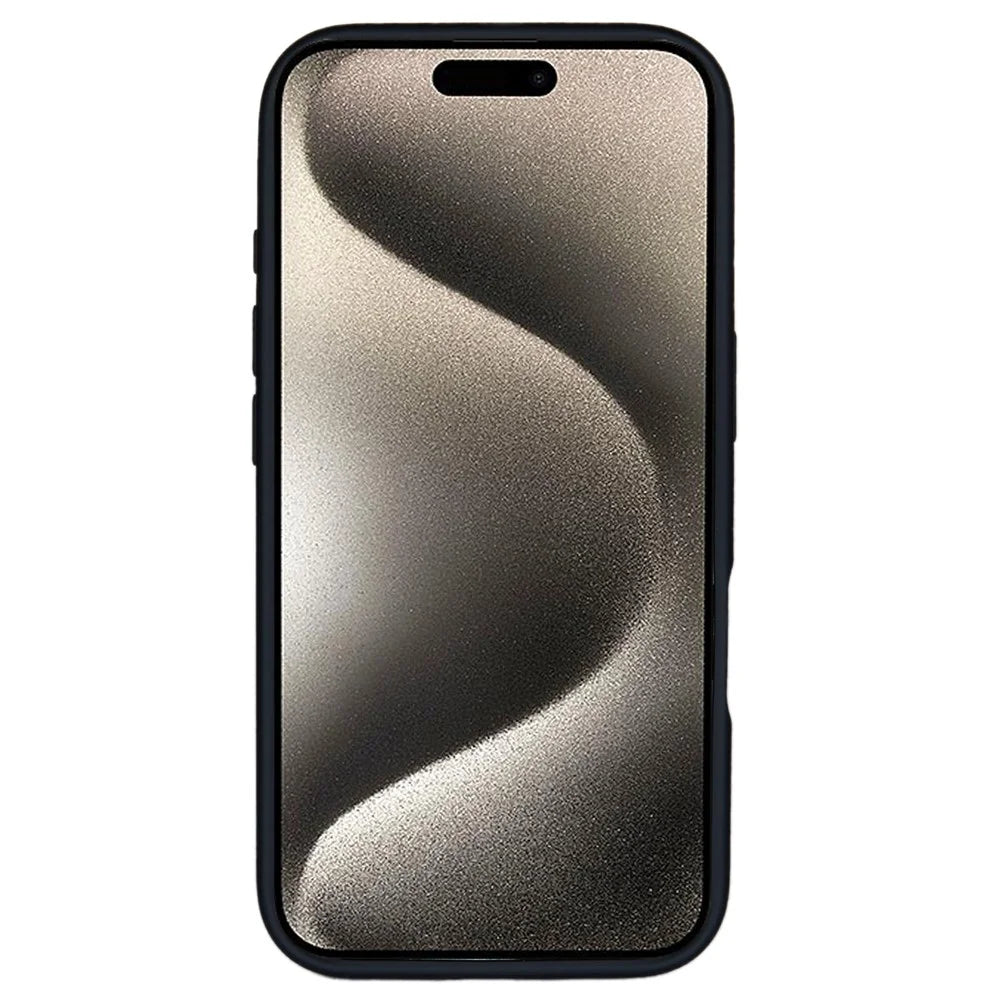For iPhone 16 Case Carbon Fiber Texture Magnetic Ring Kickstand TPU+PC Phone Cover - 2