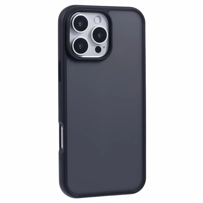 X-LEVEL For iPhone 16 Pro Max Case Acrylic + TPU Shockproof Phone Cover Skin-Friendly Touch - Black - 1