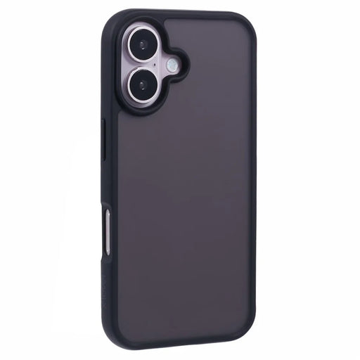 X-LEVEL For iPhone 16 Case Acrylic + TPU Rubberized Protective Phone Cover - Black - 1