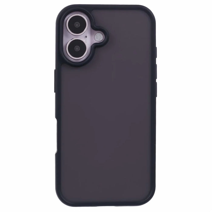 X-LEVEL For iPhone 16 Case Acrylic + TPU Rubberized Protective Phone Cover - Black - 3