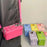 XX Series For iPhone 16 Pro Max Case Candy Color Storage Box PC+TPU Phone Cover with Crossbody Strap - Rose - 2