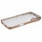X-LEVEL For iPhone 16 Case Hard PC Transparent Shockproof Phone Cover - Gold - 4