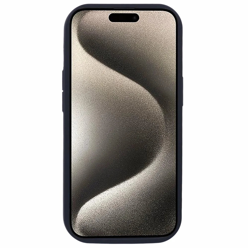 For iPhone 13 Phone Case Drop Protection TPU Cell Phone Cover - Black - 2