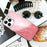For iPhone 16 Pro Magnetic Case Glitter Design TPU+PC Phone Cover - Pink - 7