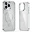 For iPhone 15 Pro Max Case Glitter Design TPU+PC Phone Cover Compatible with MagSafe - Transparent - 1