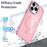 For iPhone 15 Pro Max Case Glitter Design TPU+PC Phone Cover Compatible with MagSafe - Transparent - 2