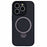 For iPhone 15 Pro Max Case Hidden Magnetic Kickstand TPU+PC Phone Cover with Carbon Fiber Texture - 1