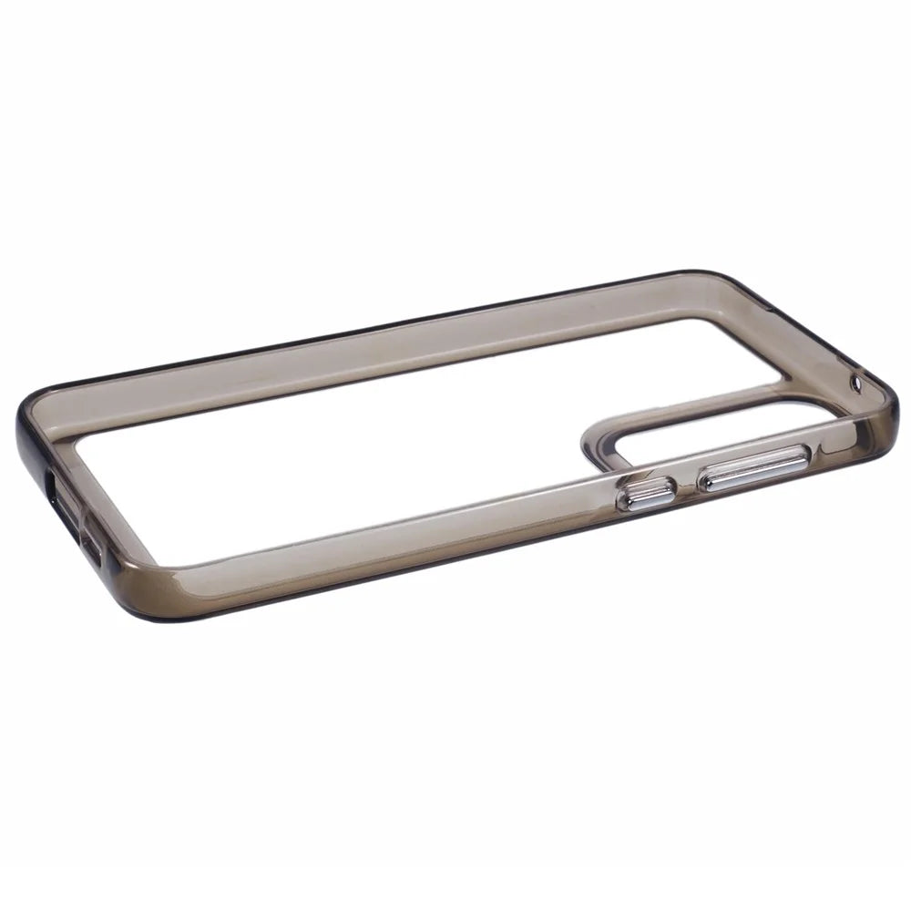 For Samsung Galaxy A35 5G Case TPU+PC 2.0mm Drop-Proof Cell Phone Cover - Transparent Black - 4