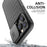 For iPhone 14 Pro Max Magnetic Case PC+TPU Phone Cover Slide Camera Protector - Blue - 6