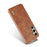 AZNS For Samsung Galaxy S24 FE Case Electroplating Crocodile Texture PU+TPU Phone Cover - Brown - 3