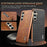 AZNS For Samsung Galaxy S24 FE Case Electroplating Crocodile Texture PU+TPU Phone Cover - Brown - 4