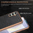 AZNS For Samsung Galaxy S24 FE Case Electroplating Crocodile Texture PU+TPU Phone Cover - Brown - 7