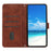For Google Pixel 10 Pro XL / 9 Pro XL Case Viewing Stand PU Leather Phone Cover Imprinted Pattern - Brown - 2