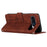 For Google Pixel 10 Pro XL / 9 Pro XL Case Viewing Stand PU Leather Phone Cover Imprinted Pattern - Brown - 3
