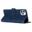 For iPhone 16 Pro Max Case TPU Shockproof Leather Magnetic Folio Phone Cover - Sapphire - 3