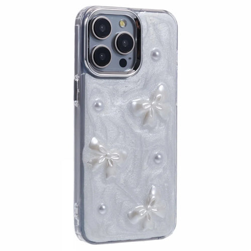 YH Series For iPhone 12 / 12 Pro Case 3D Epoxy TPU Personalized Mobile Phone Cover - Bowknot - 1