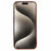 For iPhone 16 Case Fiber Lining TPU Soft Touch Phone Cover Drop Protection - Orange - 2