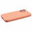 For iPhone 16 Case Fiber Lining TPU Soft Touch Phone Cover Drop Protection - Orange - 5