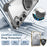 For Samsung Galaxy S23+ Case Magnetic Case Ring Holder PC+TPU Phone Cover - Transparent Black - 2