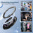 For Samsung Galaxy S23+ Case Magnetic Case Ring Holder PC+TPU Phone Cover - Transparent Black - 6