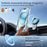 For iPhone 16 Plus Case Compatible with MagSafe Rotating Kickstand PC+TPU Phone Cover Military Shockproof - Transparent Blue - 7