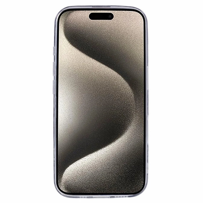 AW Series For iPhone 16 Case Glitter Bling PVC Butterfly TPU Shockproof Phone Cover - Black - 2