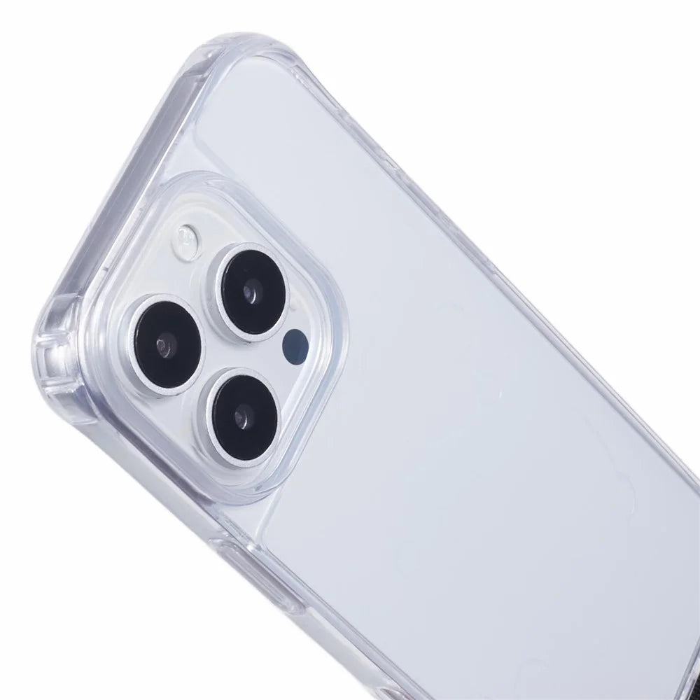 For iPhone 16 Pro Case Transparent TPU+PC Protective Phone Cover with Lanyard - 6