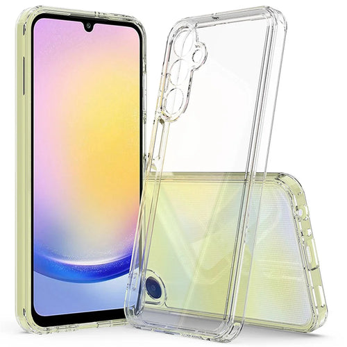 For Samsung Galaxy M35 5G Clear Case TPU+Acrylic Shockproof Phone Cover - 1