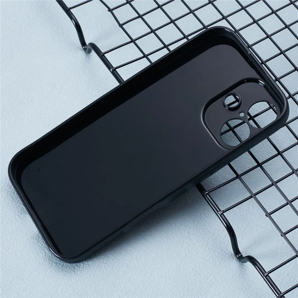 For iPhone 16 Case Carbon Fiber Texture TPU Phone Cover - 4