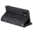 For iPhone 16 Plus Case Zipper Pocket 9 Card Slots PU Leather Phone Cover - Black - 4