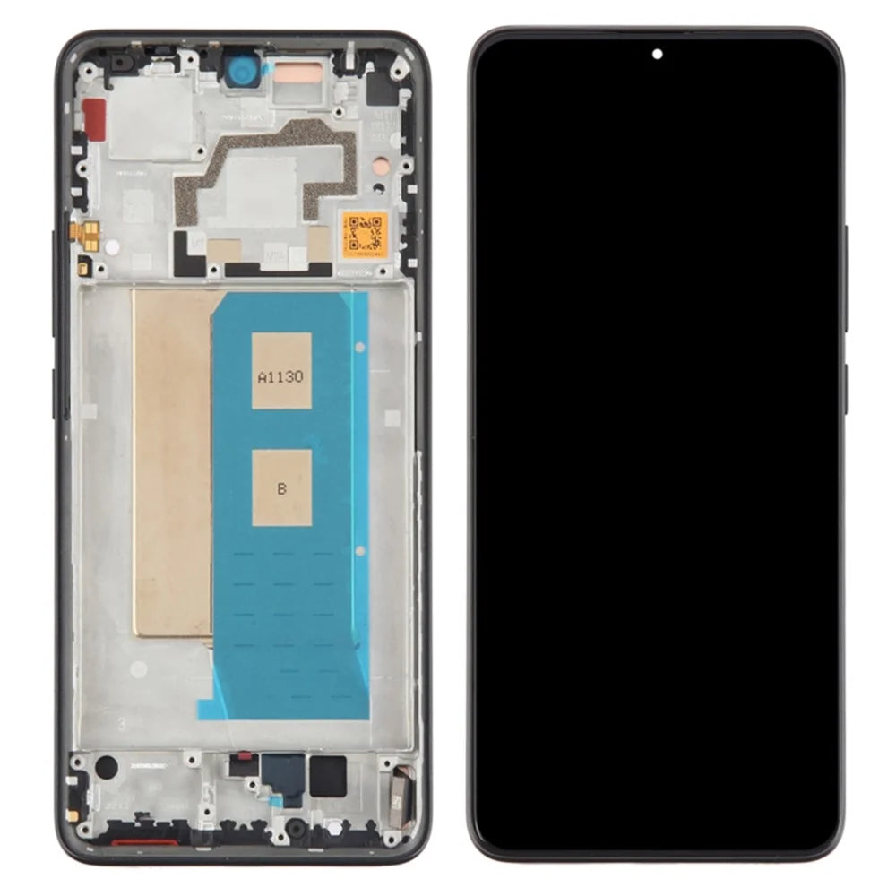 For Xiaomi Redmi K60 5G / K60 Pro 5G Grade C LCD Screen and Digitizer Assembly + Frame Part (TFT Technology) (Without Logo) - Black - 1