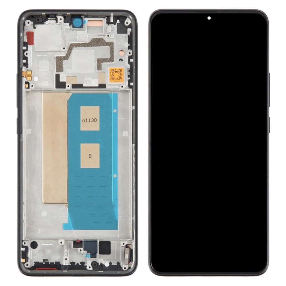 For Xiaomi Redmi K60 5G / K60 Pro 5G OEM Grade S OLED Screen and Digitizer Assembly + Frame Part (Without Logo) - Black - 1