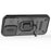 For iPhone 16 Case Ring Kickstand PC+TPU Phone Cover with Lens Shield - Black - 2