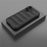 For iPhone 16 TPU Case Scratch-Resistant Rugged Back Soft Phone Cover - Black - 7