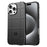 For iPhone 16 Pro Max Case Grid Design Soft TPU Phone Cover - Black - 1