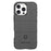 For iPhone 16 Pro Max Case Grid Design Soft TPU Phone Cover - Black - 2