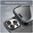 For iPhone 16 Pro Max Case Grid Design Soft TPU Phone Cover - Black - 6