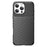 For iPhone 16 Pro Case Twill Texture TPU Shockproof Protective Phone Cover - Black - 2