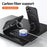 For iPhone 16 Plus Magnetic Case Ring Holder Kickstand PC+TPU Shockproof Phone Cover - Black - 3