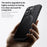 For iPhone 16 Pro Max Magnetic Case Carbon Fiber Texture PC+TPU Phone Cover Rotatable Kickstand - Black - 4