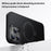 For iPhone 16 Pro Max Magnetic Case Carbon Fiber Texture PC+TPU Phone Cover Rotatable Kickstand - Black - 5