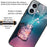 For iPhone 16 Case Tempered Glass+TPU Phone Protector Pattern Printing - Bottle Jellyfish - 2