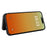 For iPhone 16 Pro Case PU Leather Carbon Fiber Texture Phone Cover Magnetic Closure - Black - 3
