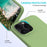 For iPhone 16 Pro Max Case Anti-Drop Liquid Silicone Soft Lining Back Phone Cover - Mint Green - 2